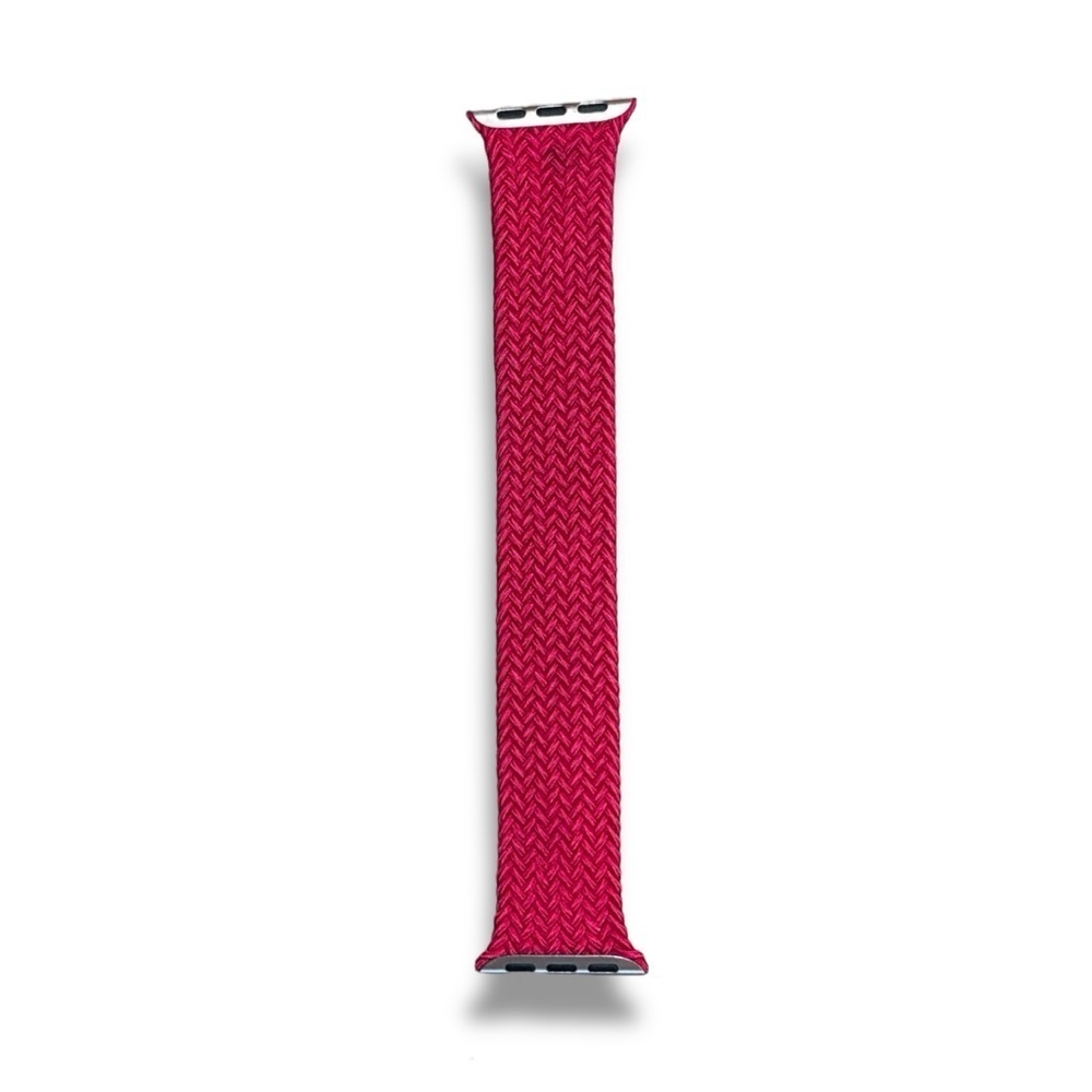 41mm Rasberry Braided Solo Loop - Size 8